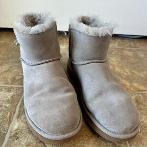 Short Gray Ugg Boot